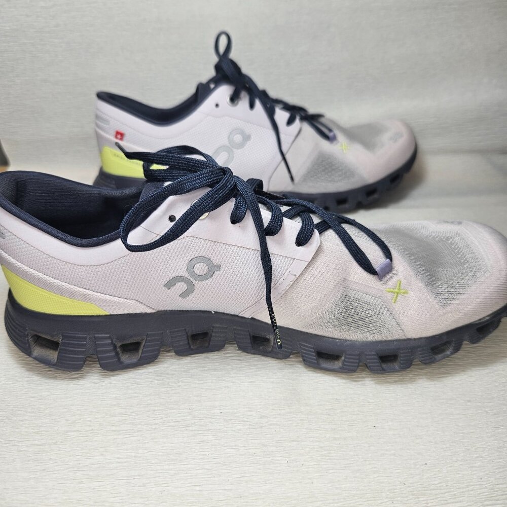 On Cloud X 3 Orchid/Iron Size 10W Worn Maybe One Time - Picture 2 of 8